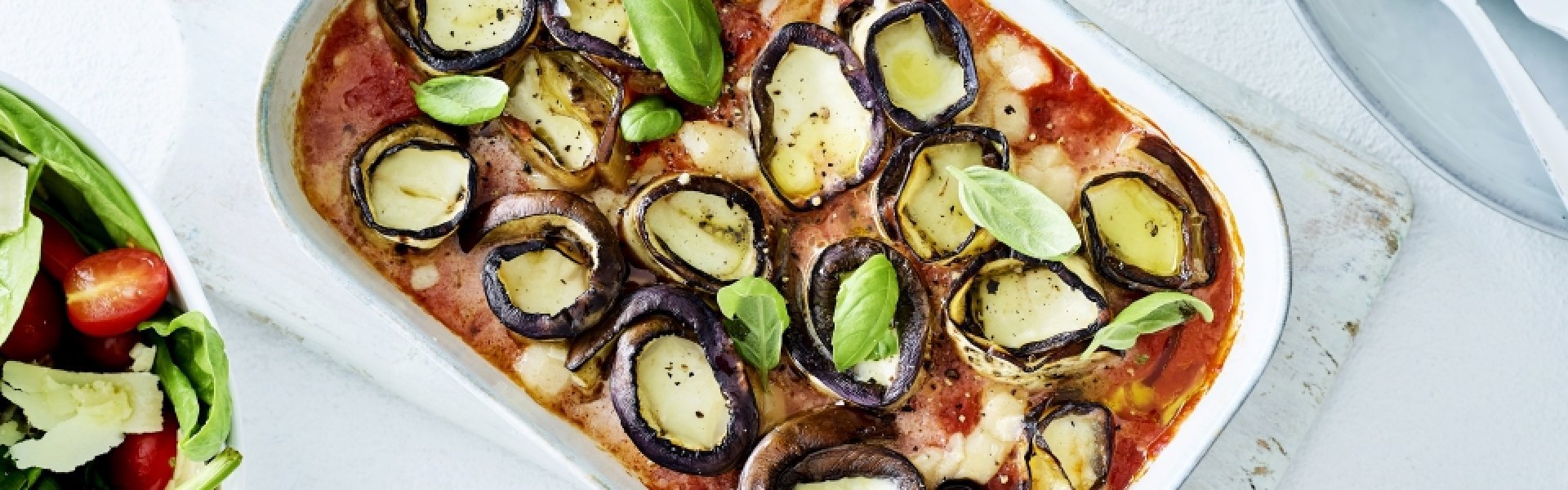 Melanzane et salade Melanzane et salade