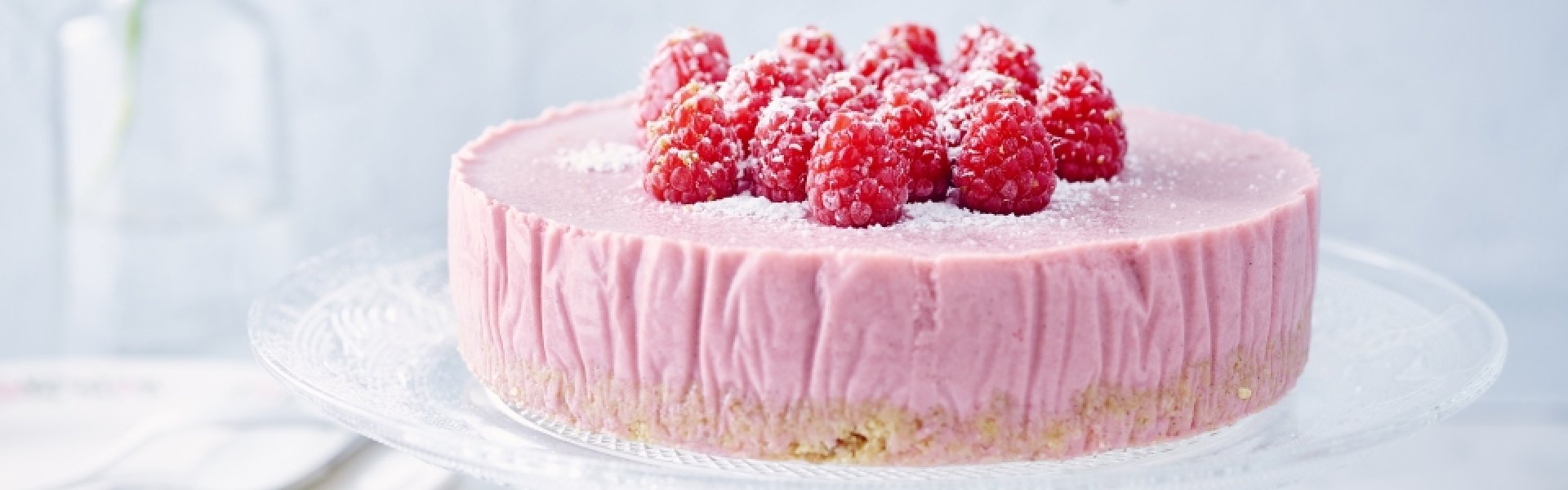 Bavarois framboise vanille