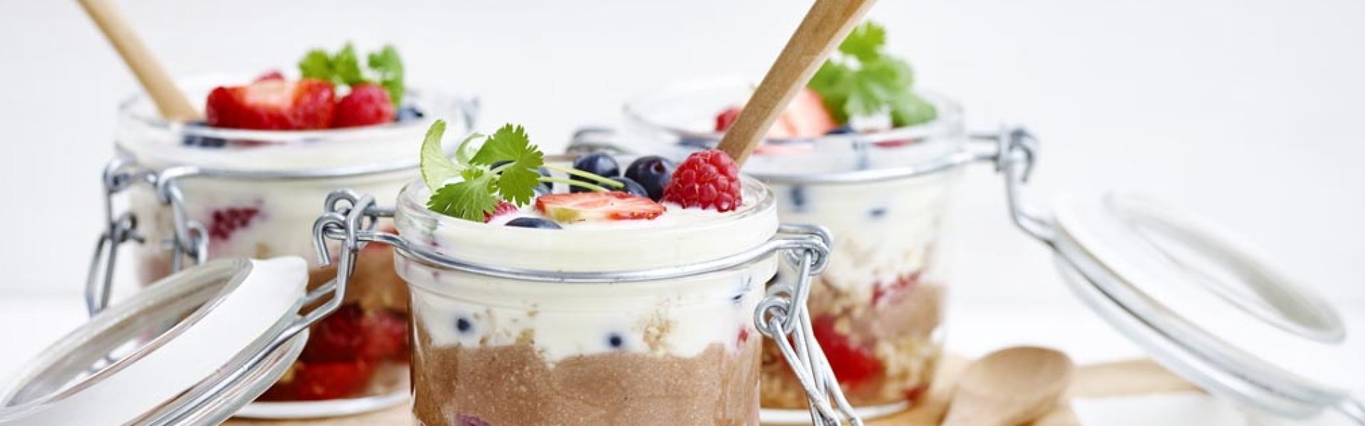 Trifle chocolat-fruits rouges