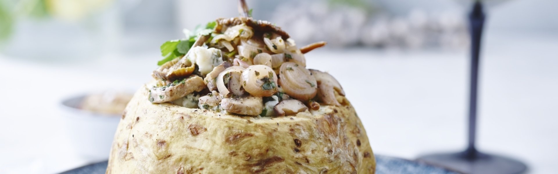 Céleri-rave farci aux champignons et fromage Céleri-rave farci aux champignons et fromage