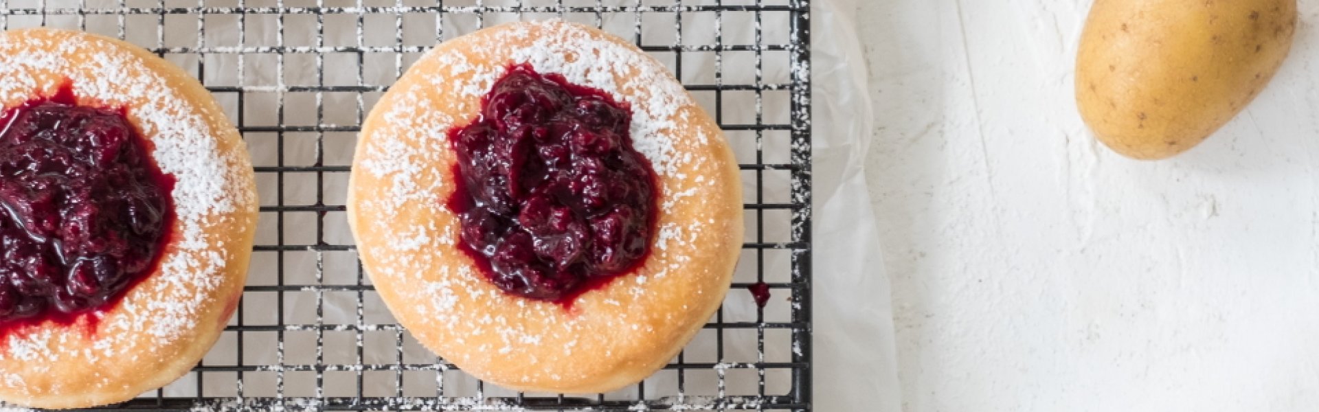 Verrassende gerechten met aardappel: aardappeldonut Verrassende gerechten met aardappel